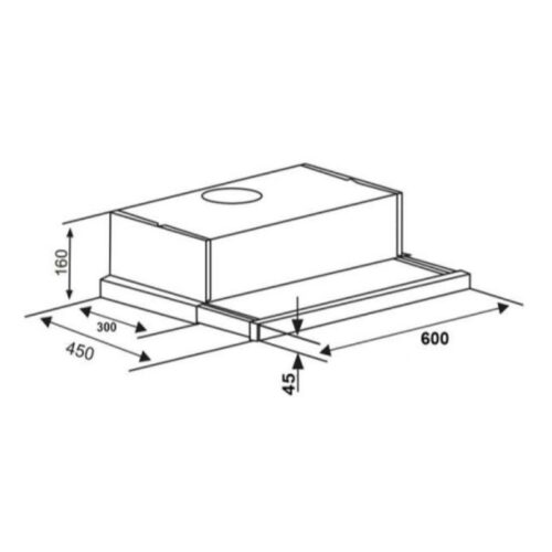 Kích thước máy hút mùi Sevilla SV-600SYP