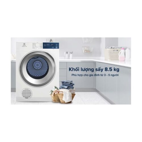 Máy sấy thông hơi Electrolux EDS854J3WB dùng cho gia đình có ít người