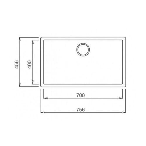 Kích thước của Chậu rửa chén Malloca ZEN K-13073