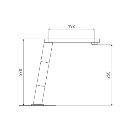 Kích thước của Vòi rửa bát Malloca K131GR