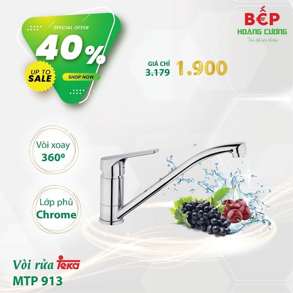 Vòi rửa bát Teka MTP 913 -Chiết khấu 40%