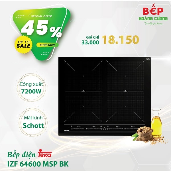 Bếp điện Teka IZF 64600 MSP BK - Chiết khấu 45%