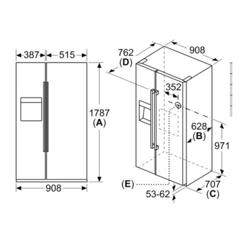 Tủ lạnh Bosch KAD93VBFP