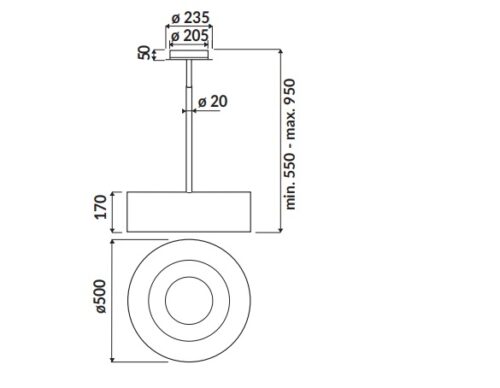 Kích thước Máy hút mùi Rosieres RDL910IN