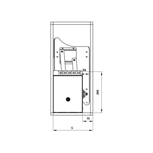 Bộ rổ bát đĩa Hafele Lento 504.76.012 800mm