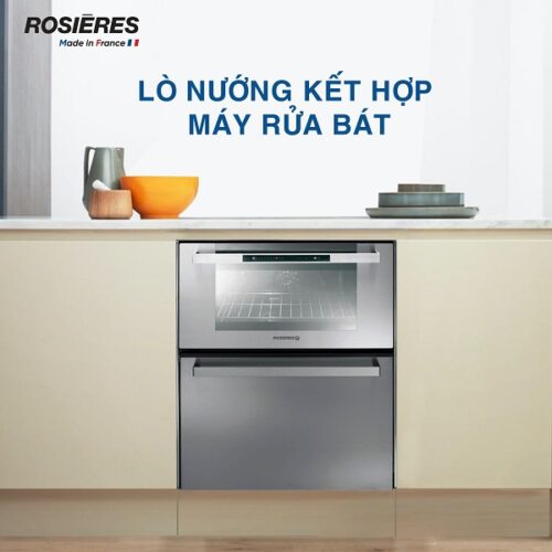 Ảnh Dou lò nướng kết hợp máy rửa bát Rosieres R2IN1X