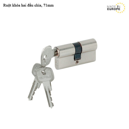 Ruột khóa 2 đầu Hafele 916.00.013, 71mm Đồng thau