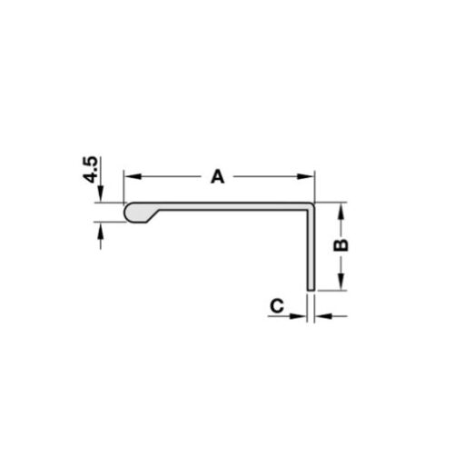 Tay Nắm Dạng Thanh Nhôm 3000mm Hafele 126.14.804