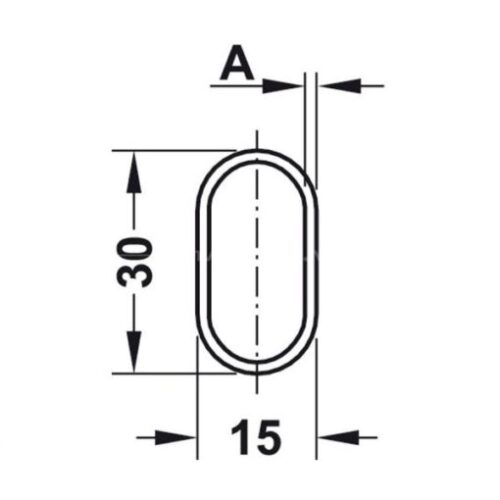 Giá Treo Quần Áo Oval Hafele 801.21.835