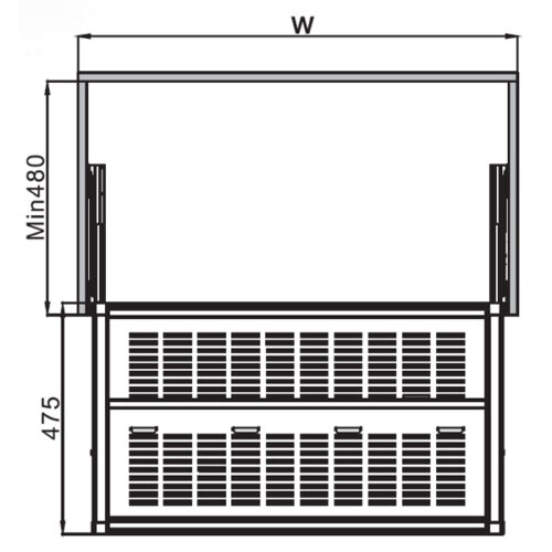 Kệ Để Giày Bằng Kim Loại 600mm Hafele 807.95.161