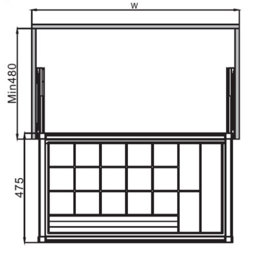 Khay Đựng Trang Sức 800mm Hafele 807.95.103