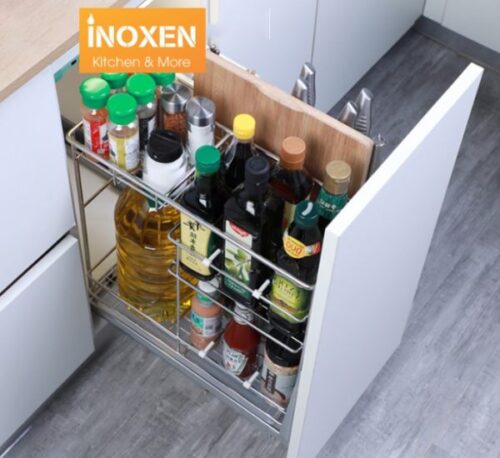 Giá để dao thớt đa năng inox tròn 304 Inoxen BT304-35