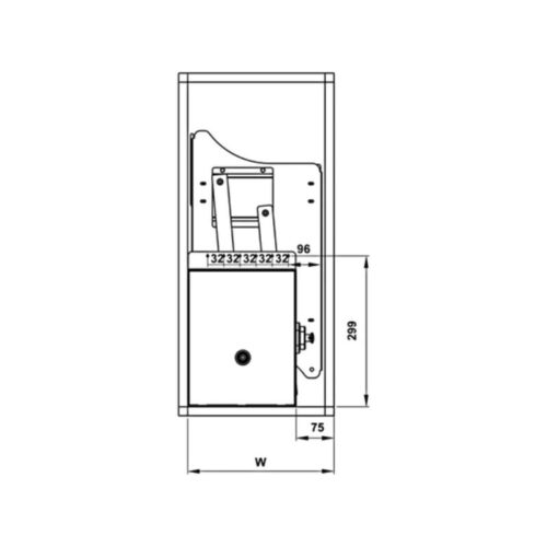 Bộ rổ bát đĩa Hafele Lento 504.76.143 900mm