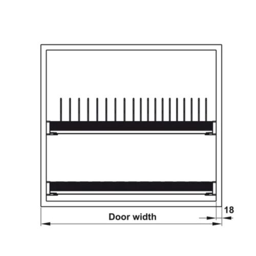 Bộ rổ bát đĩa Hafele Presto 544.40.014 900mm