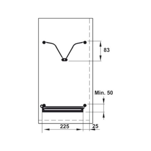 Bộ rổ bát đĩa Hafele Presto 544.40.031 700mm