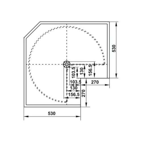 Bộ rổ góc xoay 270 độ Hafele Mezzo 548.37.011