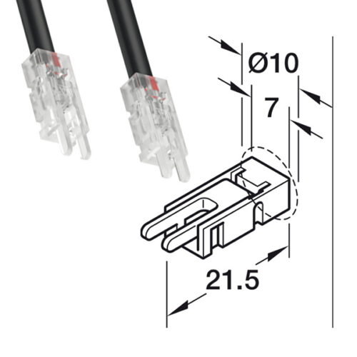 Dây nối cho dải đèn LED Hafele 833.89.196