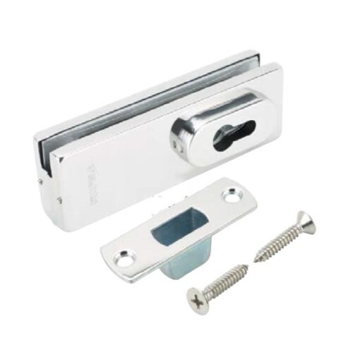 Khóa kẹp chân kính Inox mờ Hafele 981.50.030