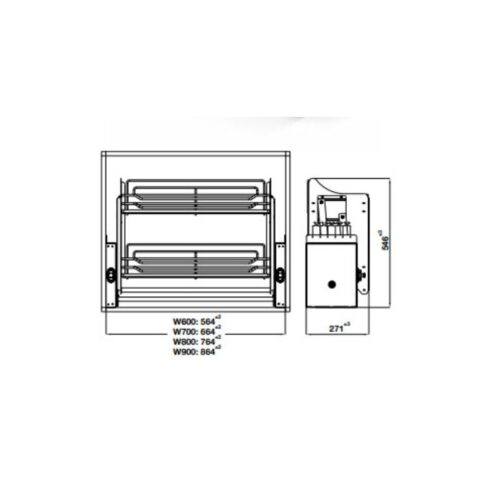 Bộ rổ nâng hạ Hafele Oria 504.76.508 900mm