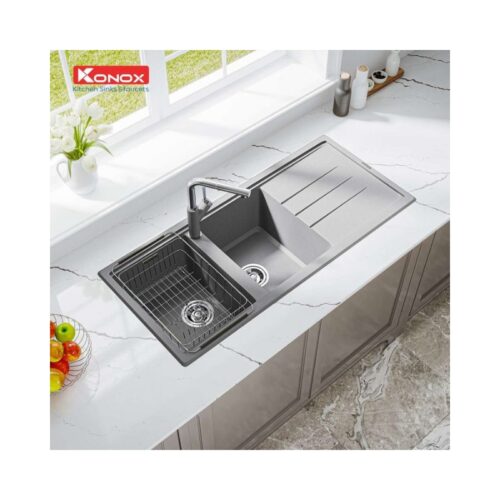 Chậu rửa bát Konox Granite Phoenix 1160 - Grey