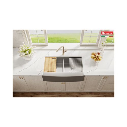 Chậu rửa bát Workstation - Apron Sink KN8751DA Curve