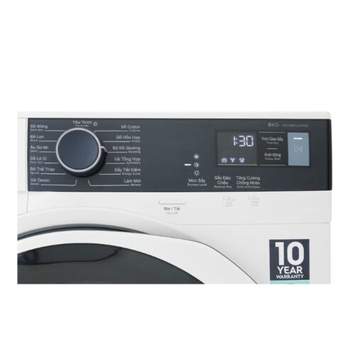 bảng điều khiển của máy sấy bơm nhiệt Electrolux EDH804H5WB