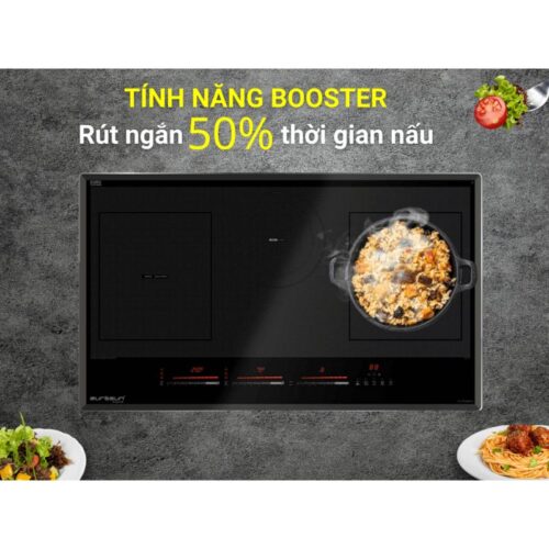 Tính năng booster của bếp từ Eurosun EU-TE398Pro