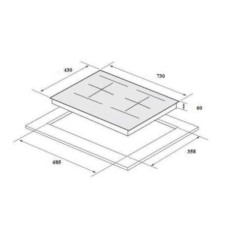 kích thước của bếp từ Eurosun EU-T798Pro