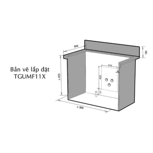 lắp đặt máy rửa bát âm tủ Texgio TGUMF11X