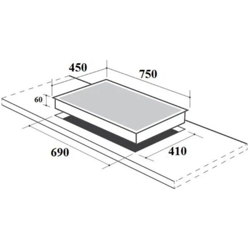 Hình ảnh bếp từ kết hợp hồng ngoại Canzy CZ 907GIM lắp âm