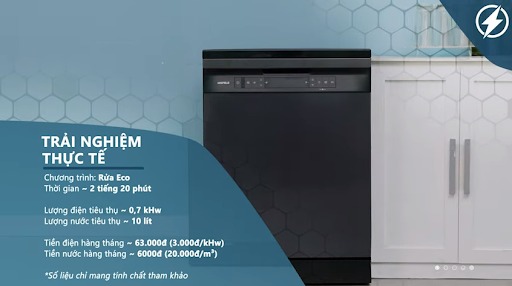 Trải nghiệm thực tế máy rửa bát độc lập Hafele HDW-F6051S 538.21.370