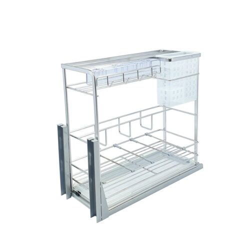 Giá dao thớt inox mạ crom BossEU BS250D