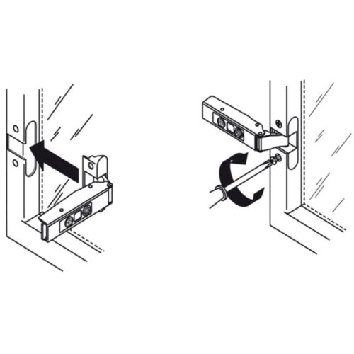 Hướng dẫn lắp bản Lề Metalla SM 110º Trùm Ngoài Hafele 315.26.710