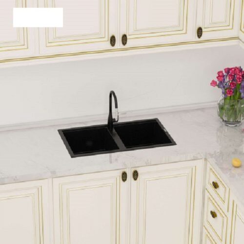 Ảnh thực tế chậu rửa bát Konox Granite Sink Phoenix Smart 860 - Black