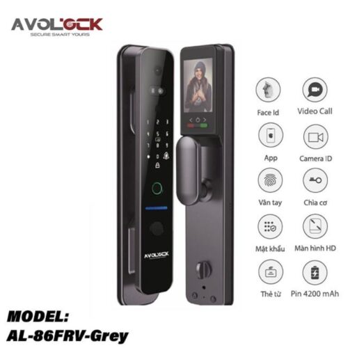 Khóa cửa thông minh Avolock AL-86FRV-Grey