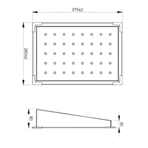 Kích thước chậu rửa phụ inox Kluger KC-701B