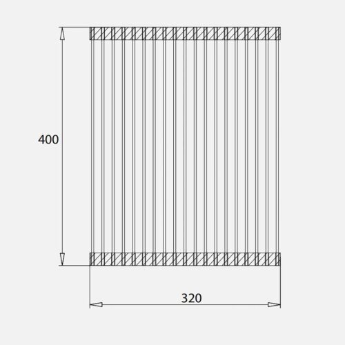 Kích thước giá để đồ inox Kluger KRM-01