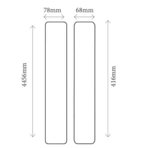 Kích thước khóa thông minh Avolock AL-83FRVT-B