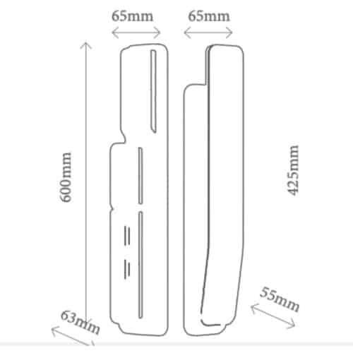 Kích thước khóa thông minh Avolock AL-88TRV-B