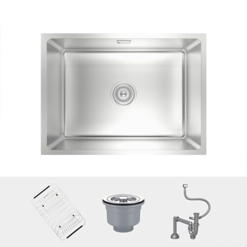 Phụ kiện chậu rửa bát inox 1 hố Konox KN6044SU Dekor