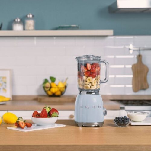 Ảnh thực tế máy xay sinh tố SMEG BLF03PBEU Màu Xanh Dương Pastel