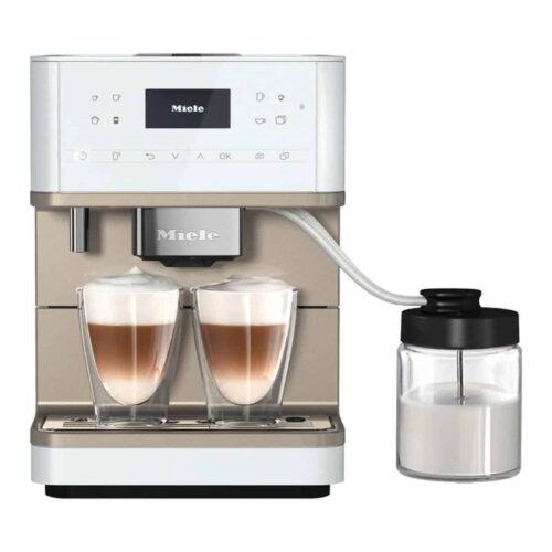 Máy pha cafe tự động Miele CM6360-White/CleanSteelMetallic