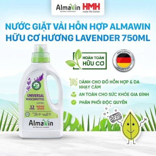 Nước giặt Almawin hữu cơ hương Lavender 750ml HMH.8001750